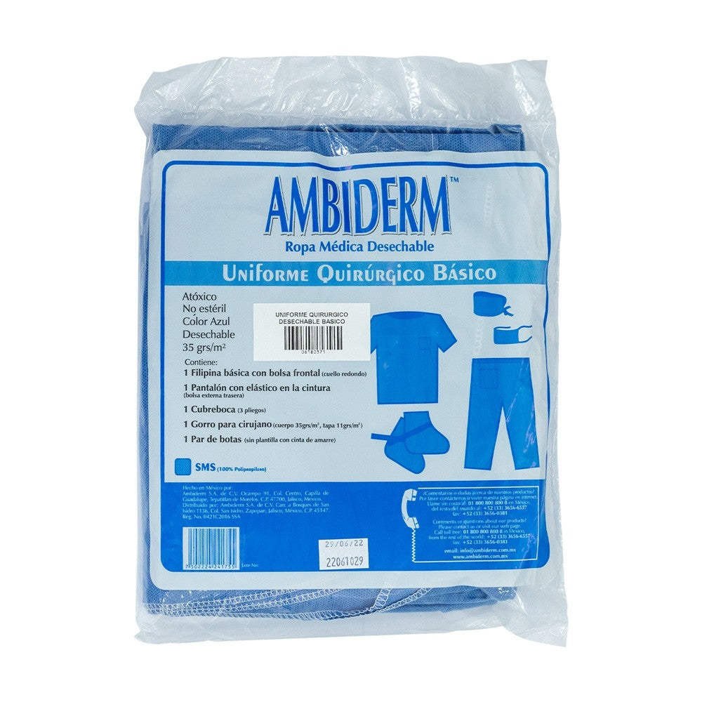 Uniforme quirurgico Ambiderm