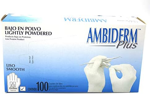 Guante de látex Ambiderm Plus