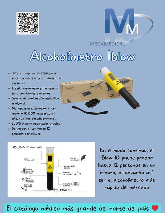 Alcoholímetro I-BLOW 10