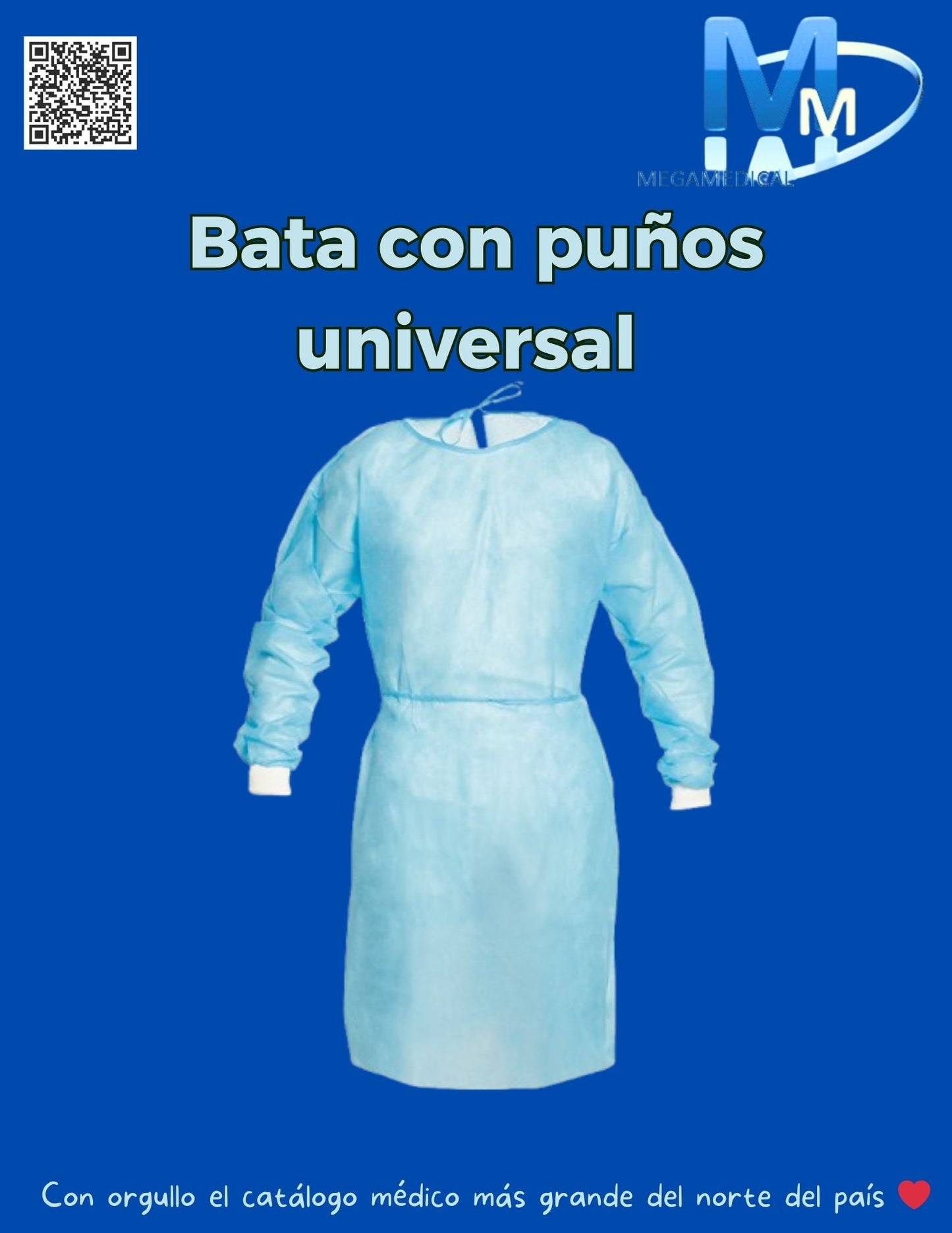 Bata con puño c/5