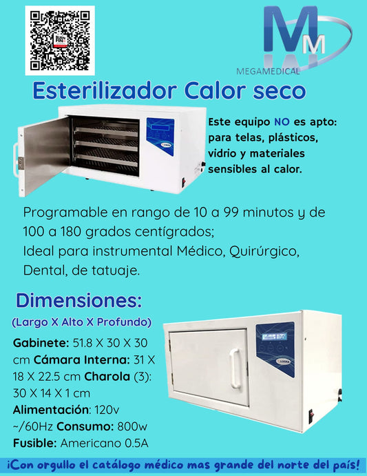 Esterilizador de Calor Seco LORMA® M08