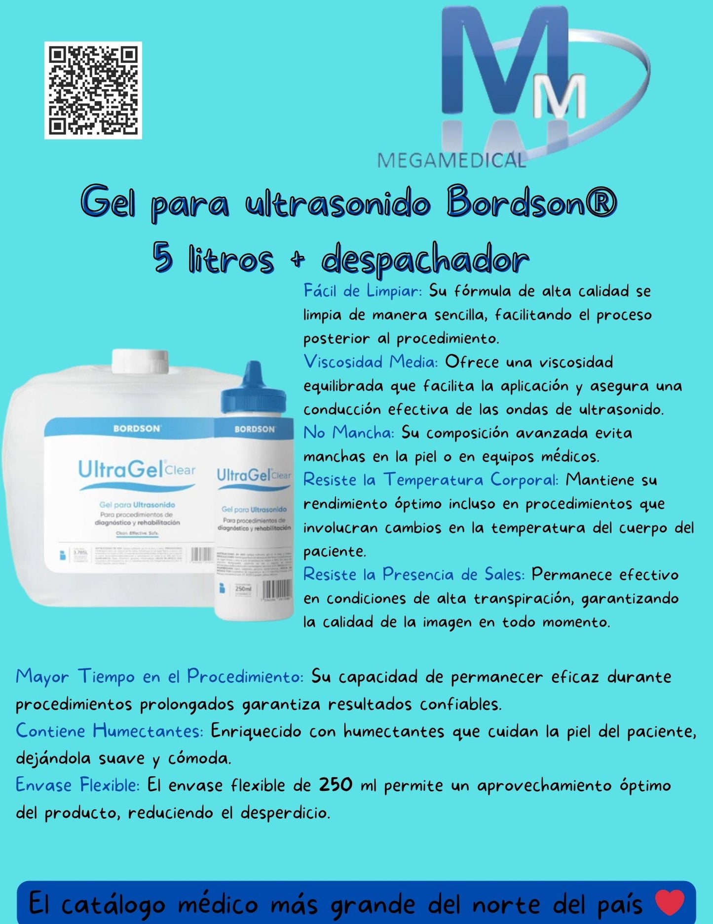 Gel para ultrasonido5 Lt