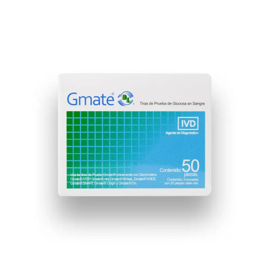 Tiras de prueba de Glucosa Gmate