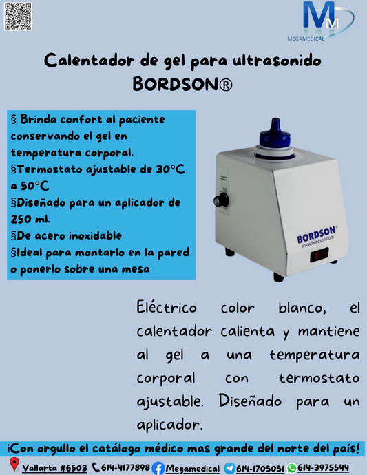 Calentador de gel para ultrasonido BORDSON®